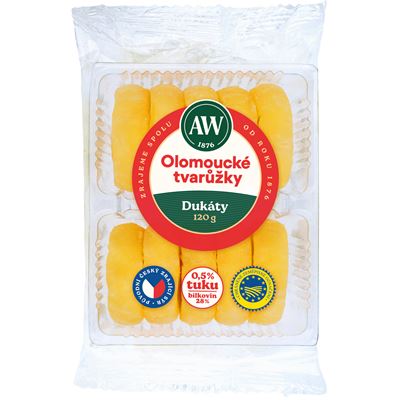 Olomoucké tvarůžky dukáty chlaz. 120 g