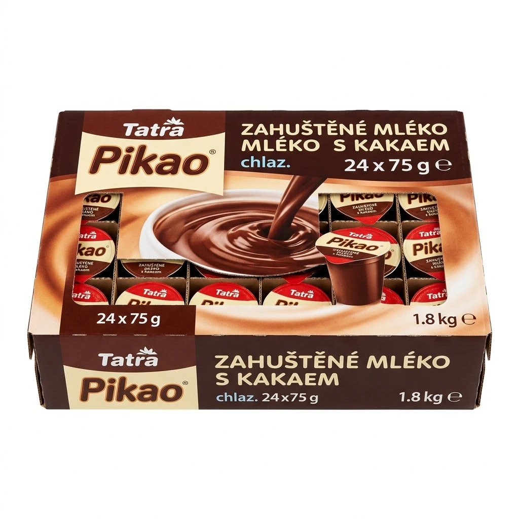 Tatra Pikao Zahuštěné mléko s kakaem chlaz. 24 x 75 g