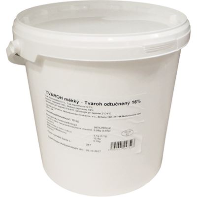 Kapucín Tvaroh měkký 16% chlaz. 10 kg