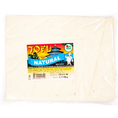 Tofu natural chlaz. váž. cca 2 kg