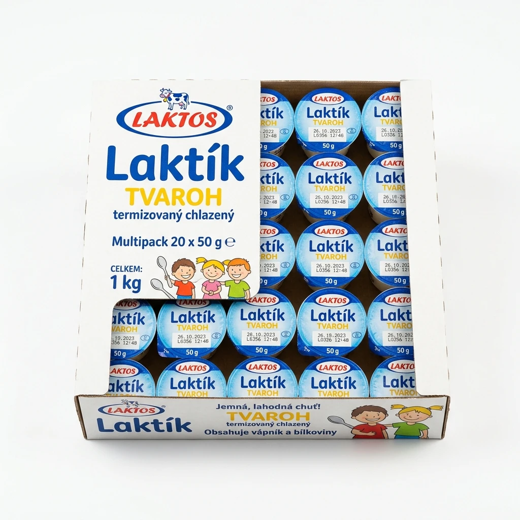 LAKTOS Laktík Tvaroh termizovaný chlaz. 20 x 50 g