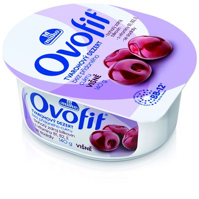Milko Ovofit višeň chlaz. 8 x 140 g