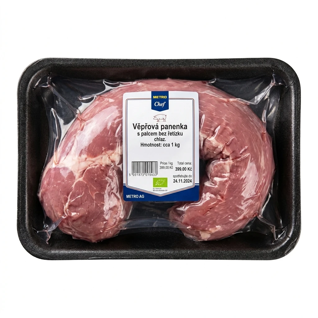 METRO Chef Věpřová panenka s palcem bez řetízku chlaz. váž. cca 1 kg