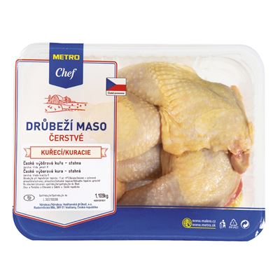 METRO Chef Česká výběrová kuřecí stehna ochranná atmos. chlaz. 1 kg