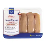 METRO Chef Výběrový kuřecí prsní řízek bez kůže CZ ochranná atmos. chlaz. váž. cca 1,2 kg