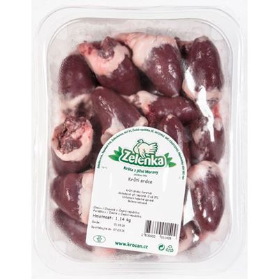 Krůtí srdce CZ chlaz. váž. cca 0,7 kg