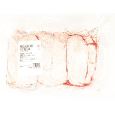 Prsa kachní s kůží a kostí vakuum chlaz. váž. cca 1,7 kg