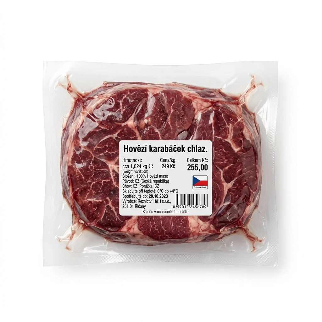 Hovězí karabáček chlaz. cca 1 kg