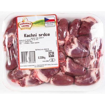 Srdce kachní chlaz. váž. cca 500 g
