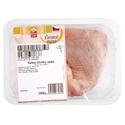 Fine Life Kuřecí čtvrtky zadní CZ ochr. atmos. chlaz. 600 g