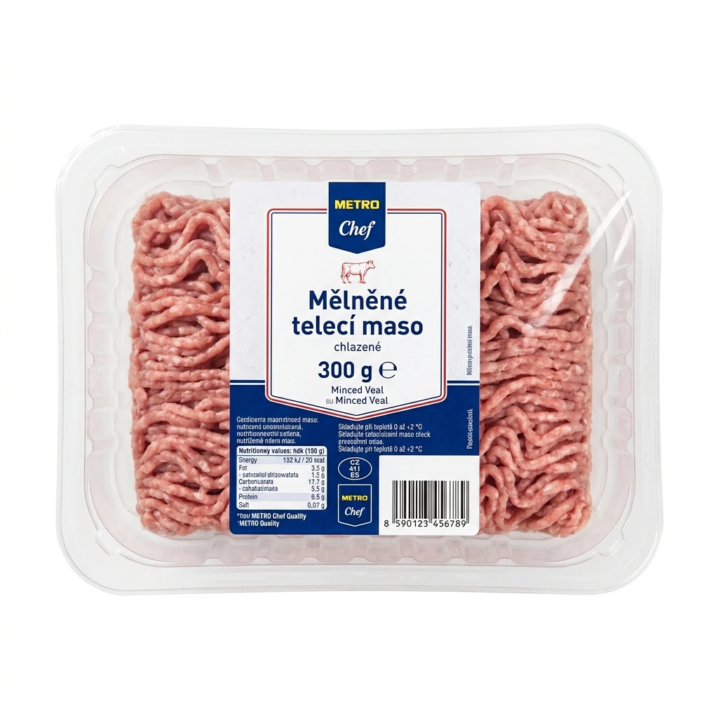 METRO Chef Mělněné telecí maso chlaz. 300 g