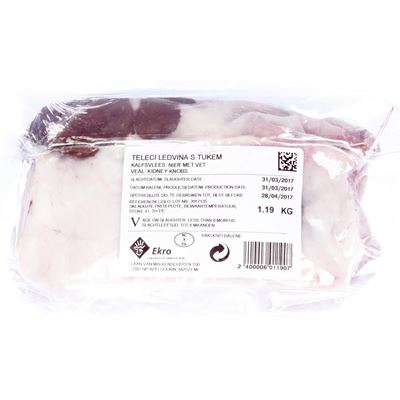 Telecí ledvina s tukem chlaz. váž. cca 0,5 kg