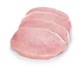 Vepřová pečeně bez kosti bez řetízku plátky chlaz. váž. 50 x 100 g vlastní výroba OBJEDNÁVKA POUZE DO 9 HOD