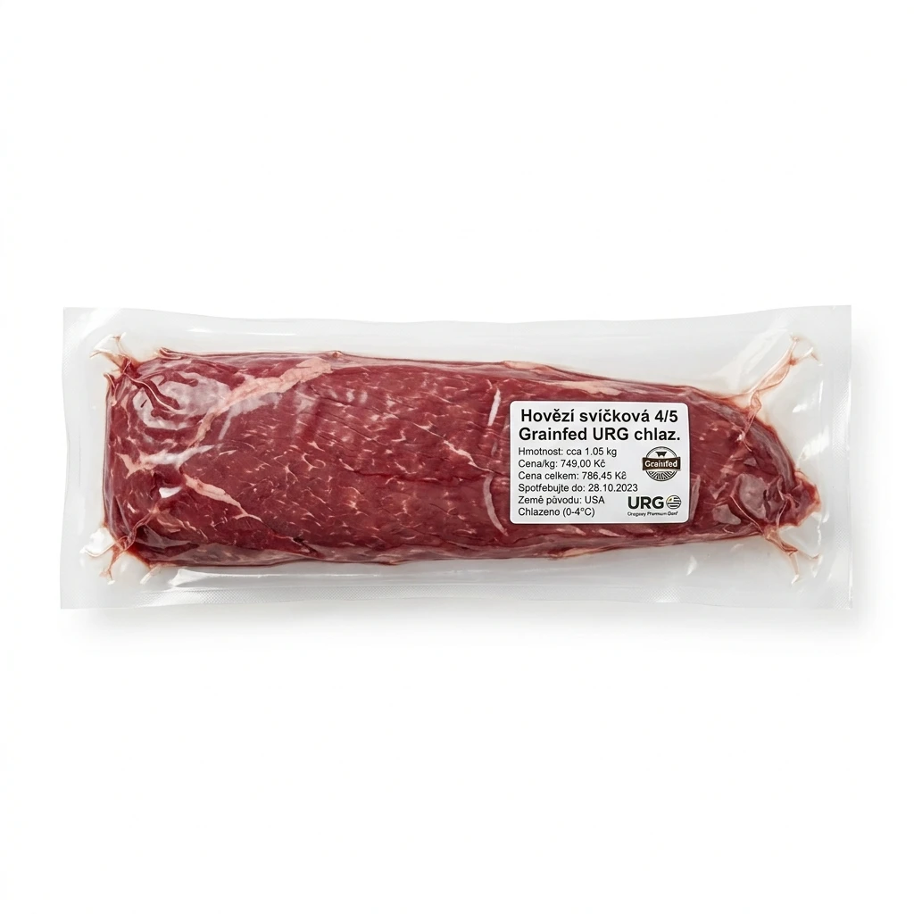 Hovězí svíčková 4/5 Grainfed URG chlaz. cca 1 kg