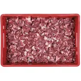 Libové kostky hovězí ořech 5 x 5 cm volně ložené chlaz. váž. cca 8 kg vlastní výroba OBJEDNÁNÍ POUZE DO 9 HOD