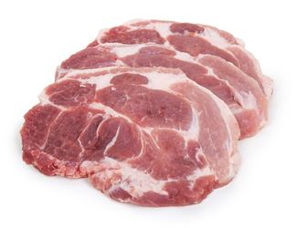 Vepřová krkovice bez kosti plátky naklepané chlaz. 50 x 150 g vlastní výroba