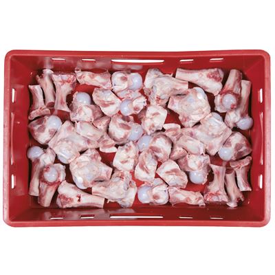 Vepřové kosti kloubové volně ložené chlaz. cca 8 kg vlastní výroba