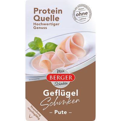 BERGER Šunka krůtí plátky chlaz. 100 g