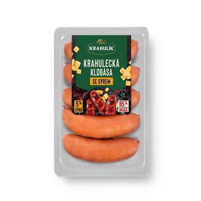 Krahulík Klobása se sýrem chlaz. 350 g