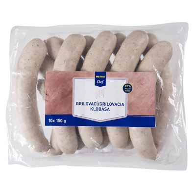 METRO Chef Klobása grilovací chlaz. 10 x 150 g