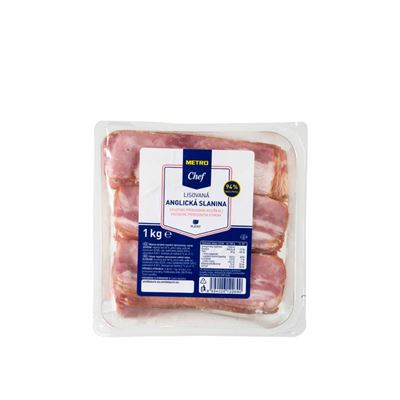 METRO Chef Anglická slanina lisovaná plátky chlaz. 1 kg
