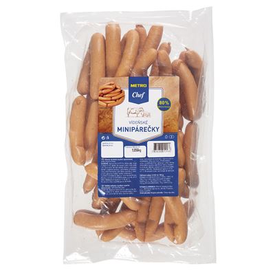 METRO Chef Párky vídeňské mini chlaz. váž. cca 1 kg