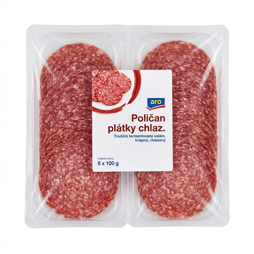aro Poličan plátky chlaz. 8 x 100 g