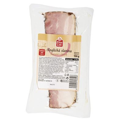 Fine Life Anglická slanina chlaz. 150 g bloček