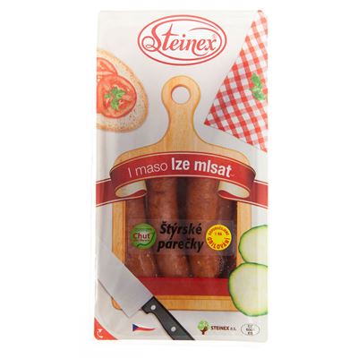 STEINEX Párky štýrské chlaz. váž. cca 900 g
