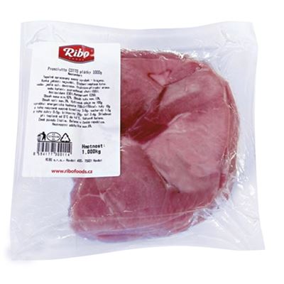 RIBO Prosciutto Cotto (88%masa) šunka plátky chlaz. 1 kg