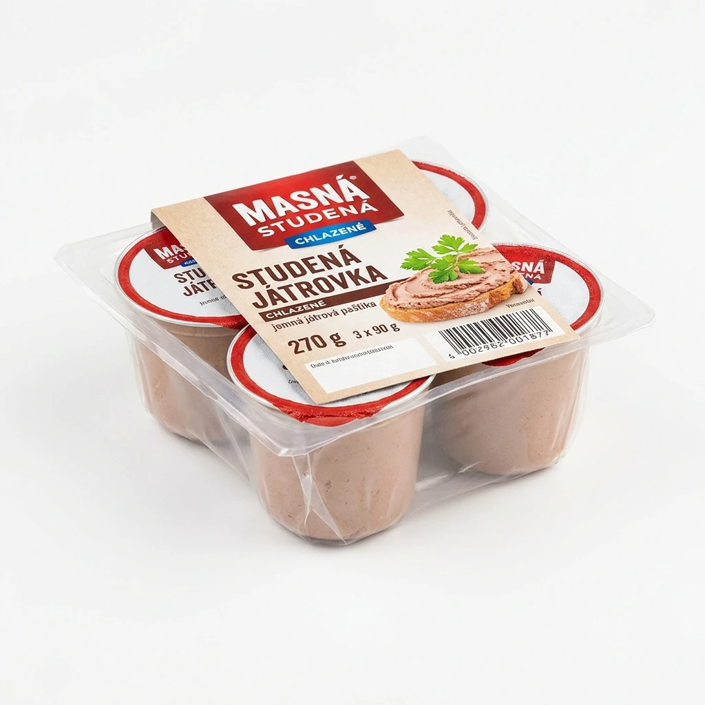 MASNA STUDENÁ Studená Játrovka chlaz. 3 x 90 g