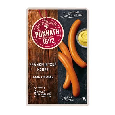 PONNATH Párky frankfurtské chlaz. 200 g