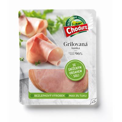 Chodura Šunka grilovaná snížený obsah soli chlaz. 100 g