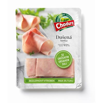 Chodura Šunka dušená snížený obsah soli chlaz. 100 g
