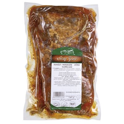 KMS HLUK Hovězí líčka Sous-vide chlaz. cca 1,2 - 1,8 kg
