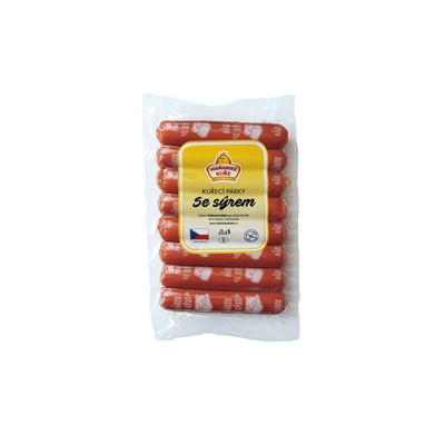 VODŇANSKÉ KUŘE Kuřecí párky se sýrem chlaz. 290 g