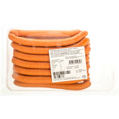 STEINHAUSER Párky vídeňské se sýrem chlaz. váž. cca 1 kg