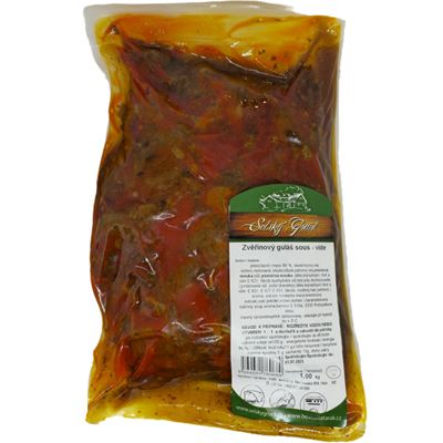 SELSKÝ GRUNT Zvěřinový guláš Sous-vide chlaz. 1 kg
