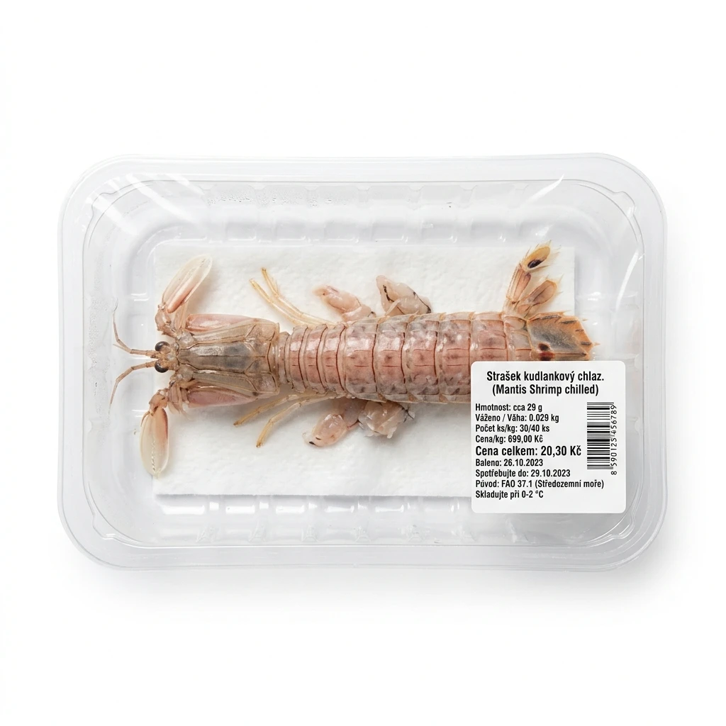 Strašek kudlankový chlaz. váž. cca 30/40 ks/kg