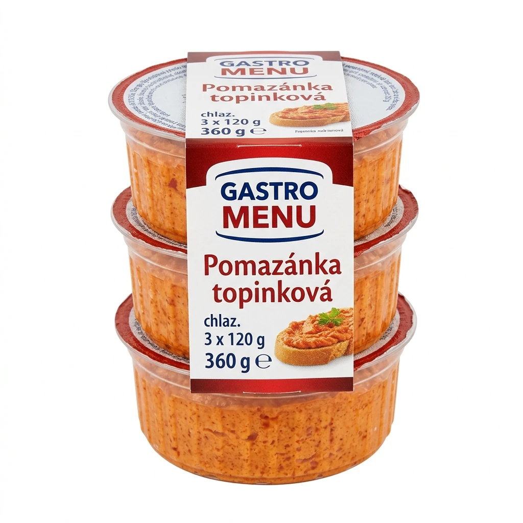 GASTRO MENU Pomazánka topinková chlaz. 3 x 120 g