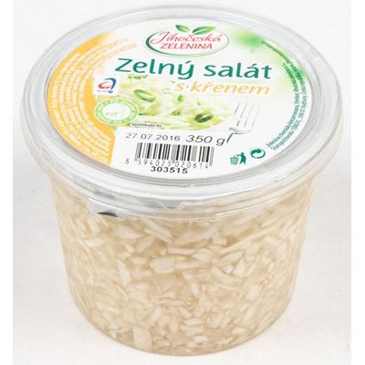 JIHOČESKÁ ZELENINA Salát zelný s křenem chlaz. 1 kg