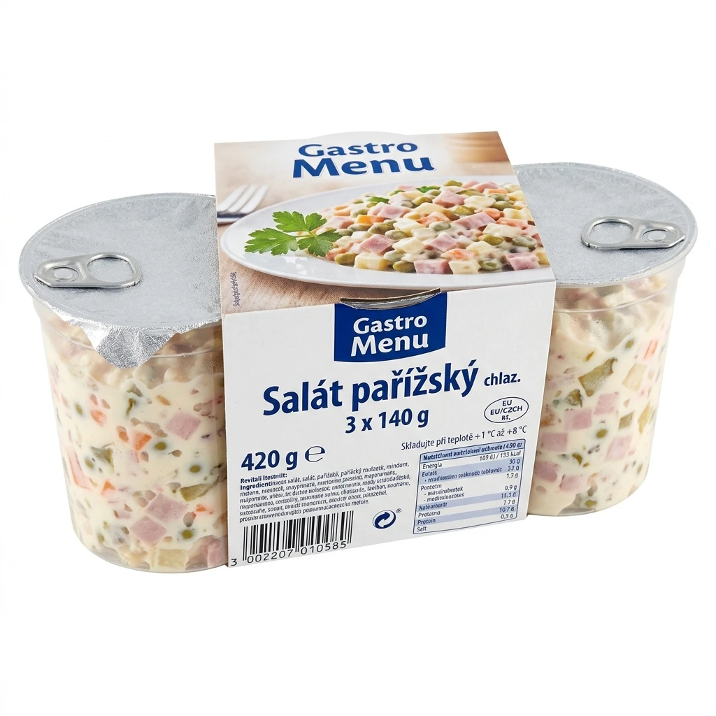 Gastro Menu Salát pařížský chlaz. 3 x 140 g