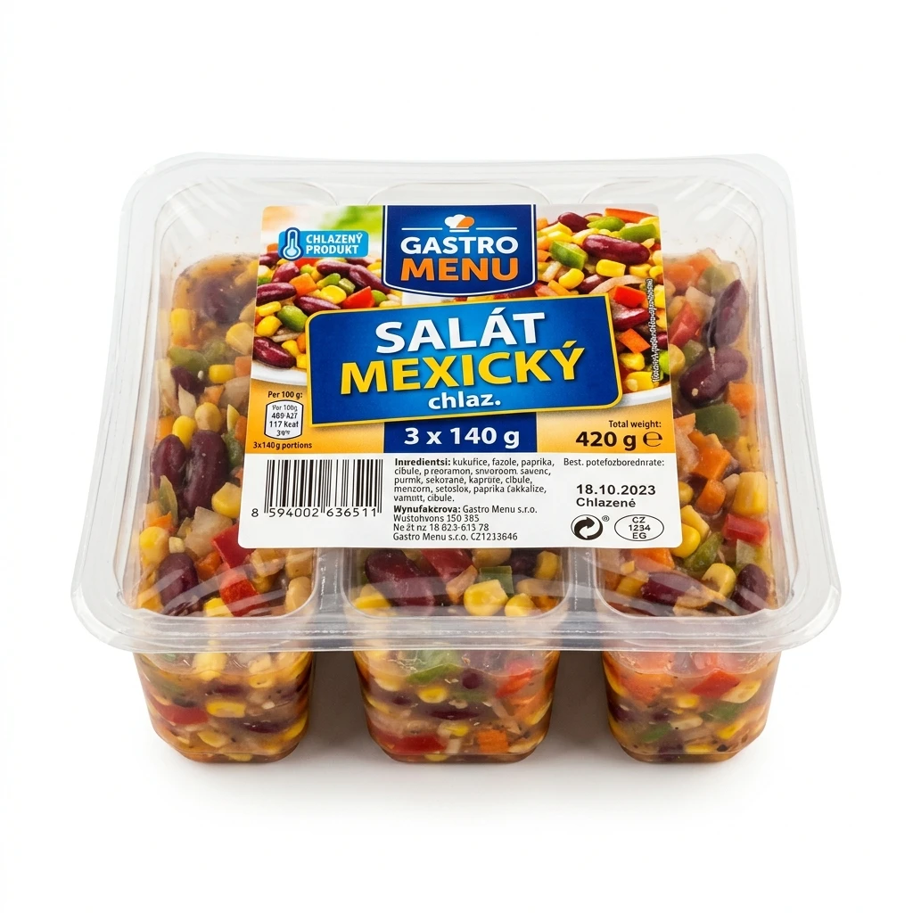 Gastro Menu Salát mexický chlaz. 3 x 140 g