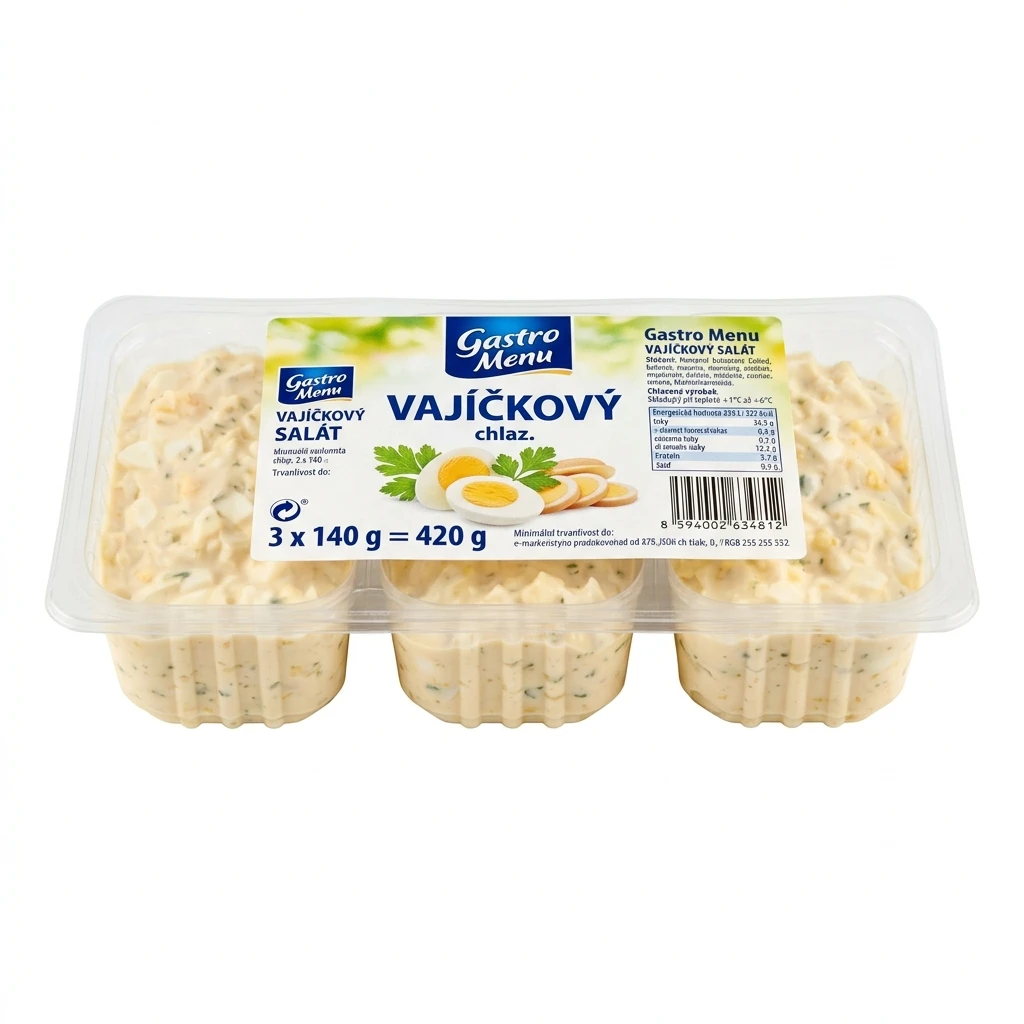 Gastro Menu Salát vajíčkový chlaz. 3 x 140 g