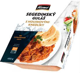 Hamé Segedínský guláš s knedlíkem chlaz. 400 g