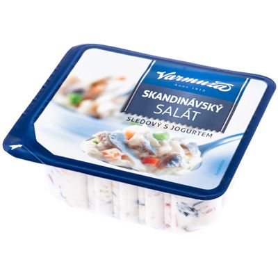 Varmuža Skandinávský salát sleďový s jogurtem chlaz. 150 g