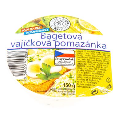 GURMÁN KLUB Pomazánka bagetová vajíčková chlaz. 150 g