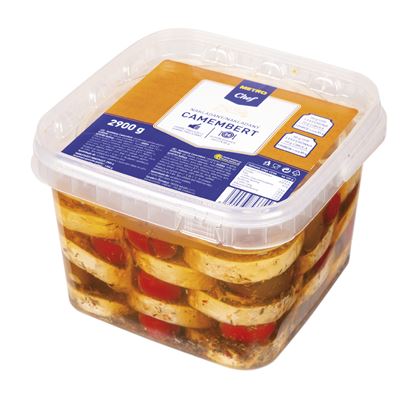 METRO Chef Camembert nakládaný sýr (pevný podíl 1,7 kg) chlaz. 2,9 kg