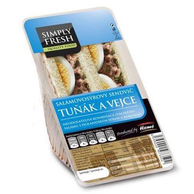 SIMPLY FRESH Sandwich Tuňák a vejce chlaz. 188 g