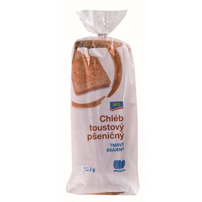 aro Chléb toustový tmavý 500 g